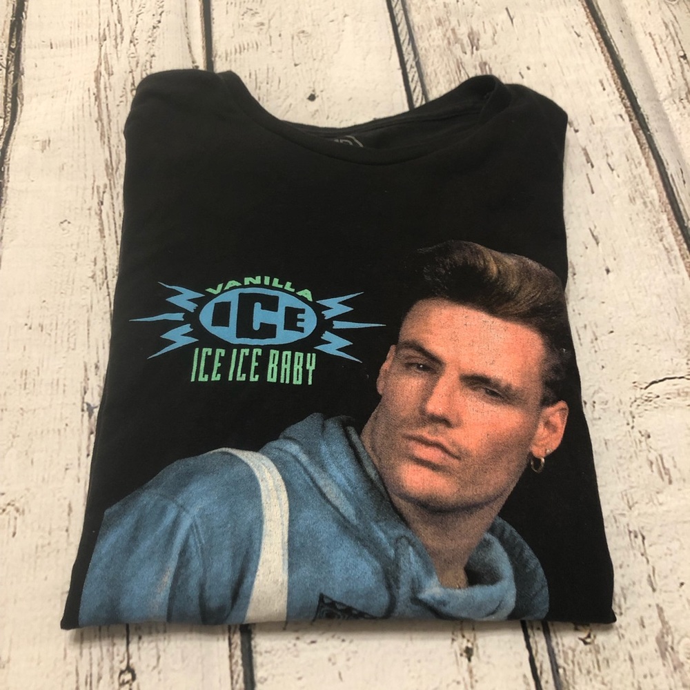Vanilla Ice ICE ICE BABY XL T-shirt Tee Black